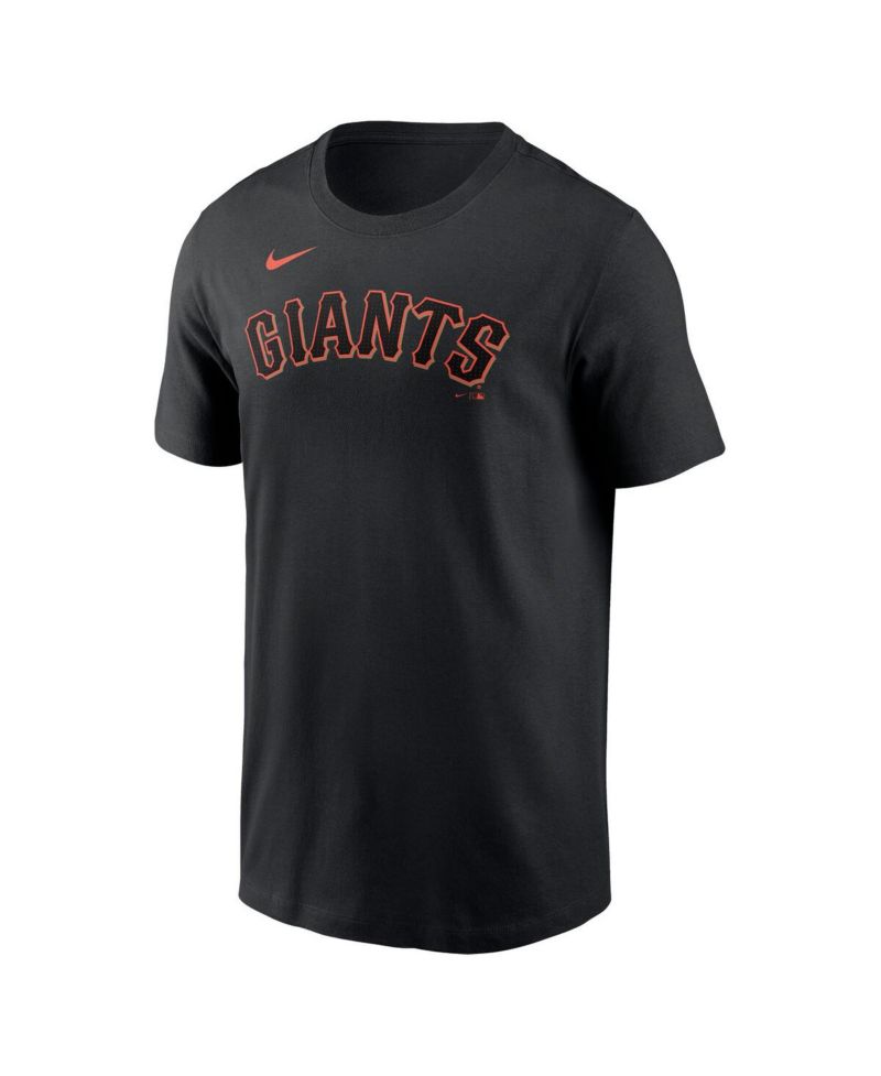 Men's Black San Francisco Giants Fuse Wordmark T-shirt