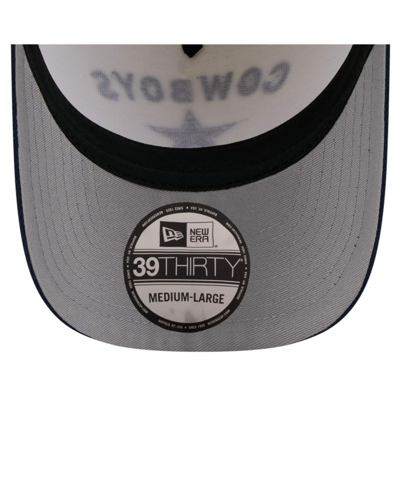 Men's Cream/Navy Dallas Cowboys 2025 NFL Draft 39THIRTY Flex Hat
