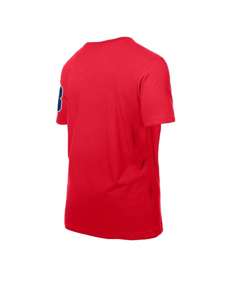Men's Bryce Harper Red Philadelphia Phillies Design Lab Name & Number T-Shirt