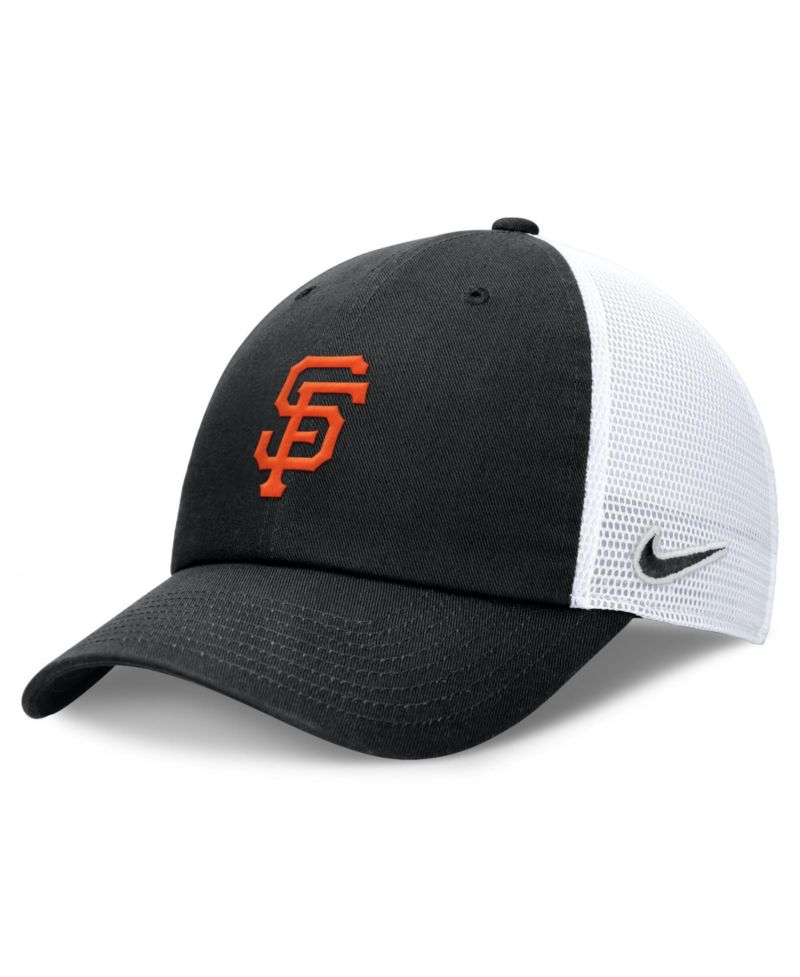 Women's Black/White San Francisco Giants Club Trucker Adjustable Hat