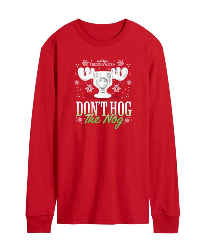 Men's Crewneck Long-Sleeve Graphic T-Shirt
