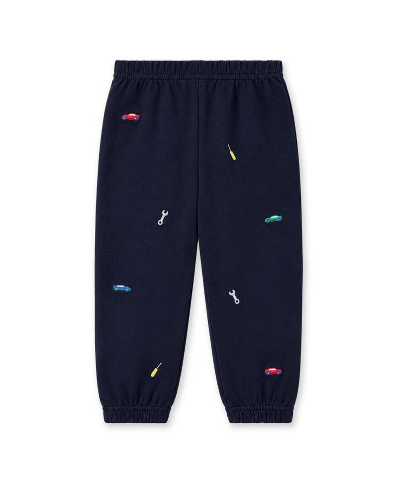 Baby Boy 12M - 24M French Terry Jogger With Cars and Tools
