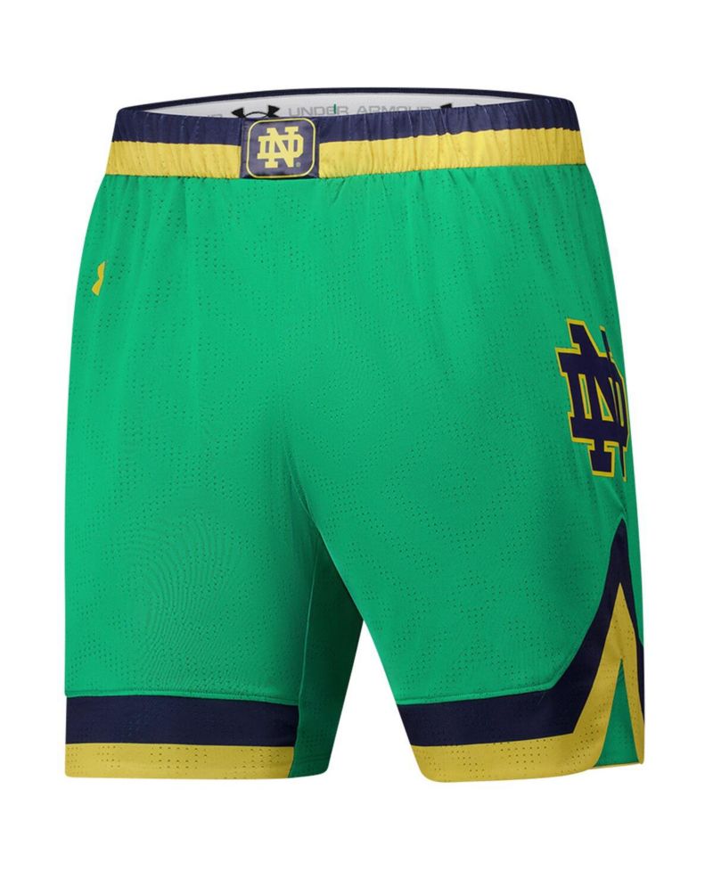 Men's Green Notre Dame Fighting Irish Replica Basketball Shorts