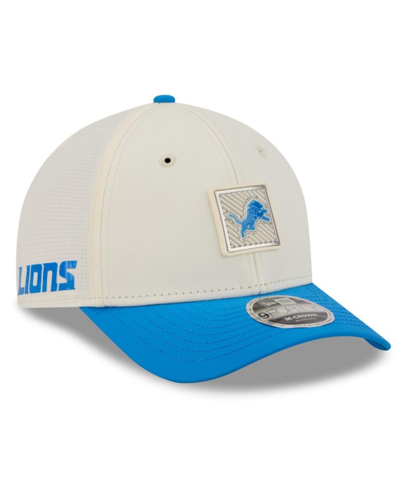 Men's Cream/Blue Detroit Lions 2026 NFL Training Camp 9FORTY Adjustable Hat