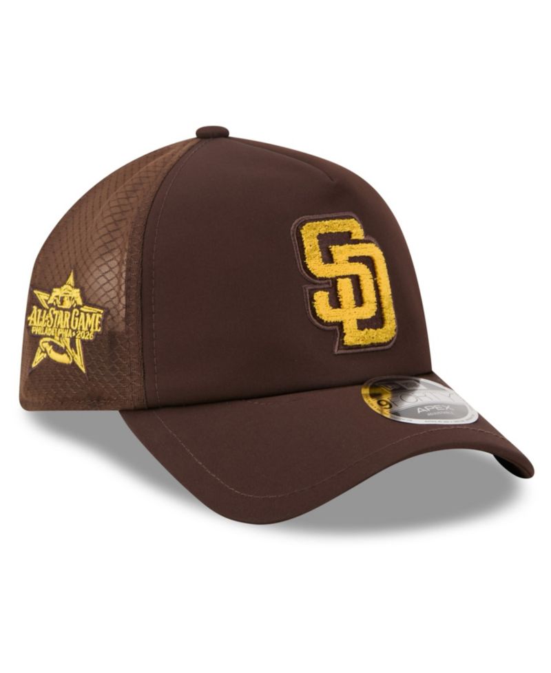 Men's Brown San Diego Padres 2026 MLB All-Star Game Workout 9FORTY Apex Adjustable Hat