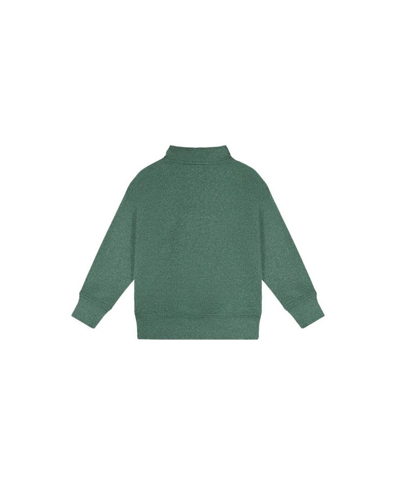 Little Boys 6 - 12 Half Zip Mock Neck Sweater