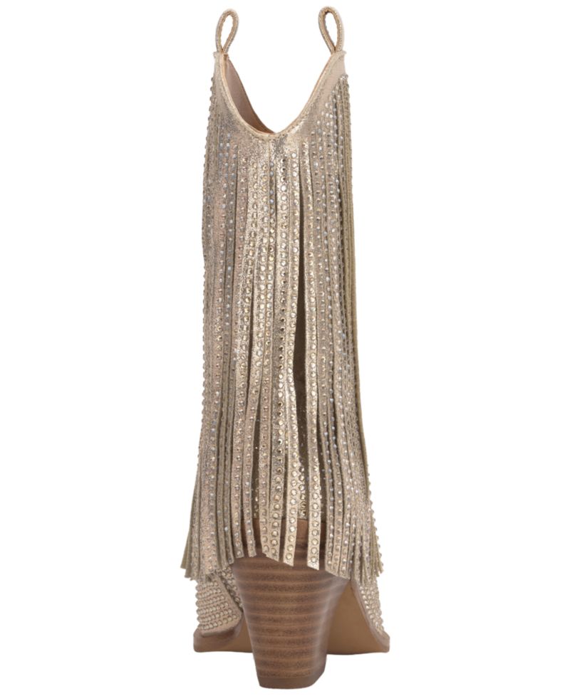 Women's Paredisa Rhinestone Fringe Cowboy Booties
