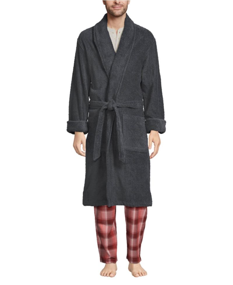 Men's Calf Length Turkish Terry Robe