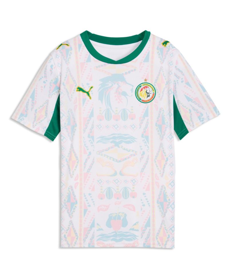 Big Boys and Girls White Senegal National Team 2026 Home Replica Jersey