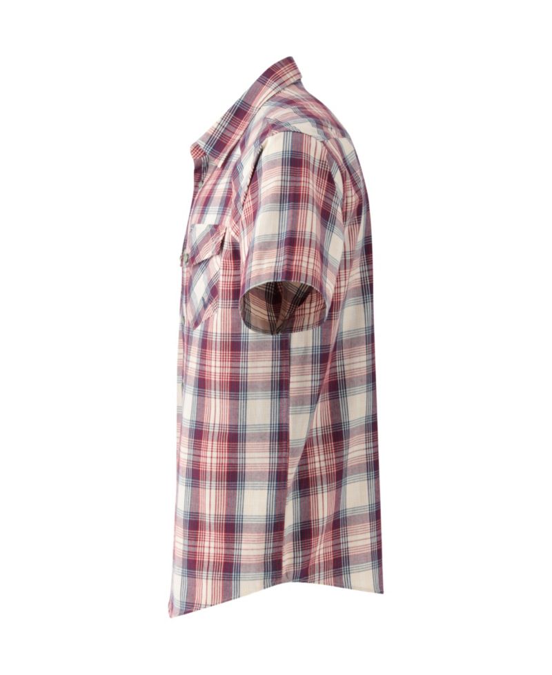 Men's Western Short Sleeve Snap Up Shirt