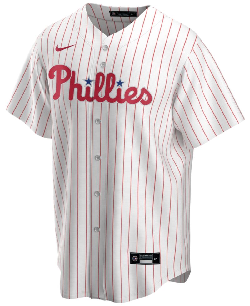 Men's Philadelphia Phillies Official Blank Replica Jersey