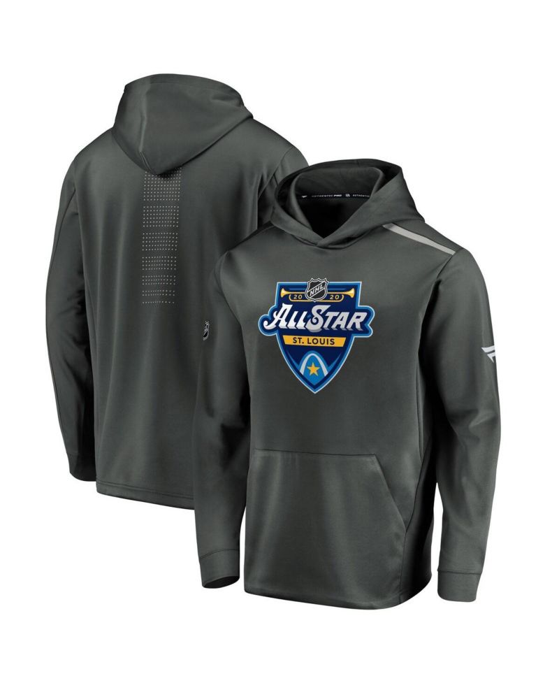 Men's Charcoal 2020 NHL All-Star Game Rinkside Pullover Hoodie