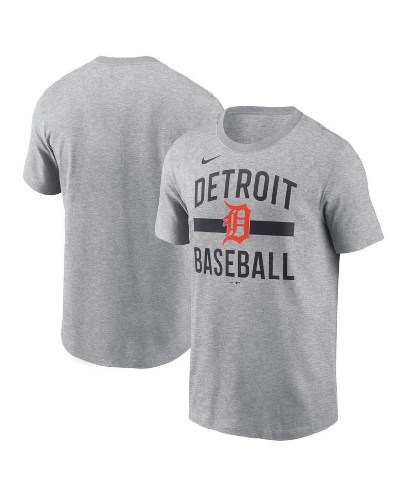 Men's Heather Gray Detroit Tigers Arched T-Shirt