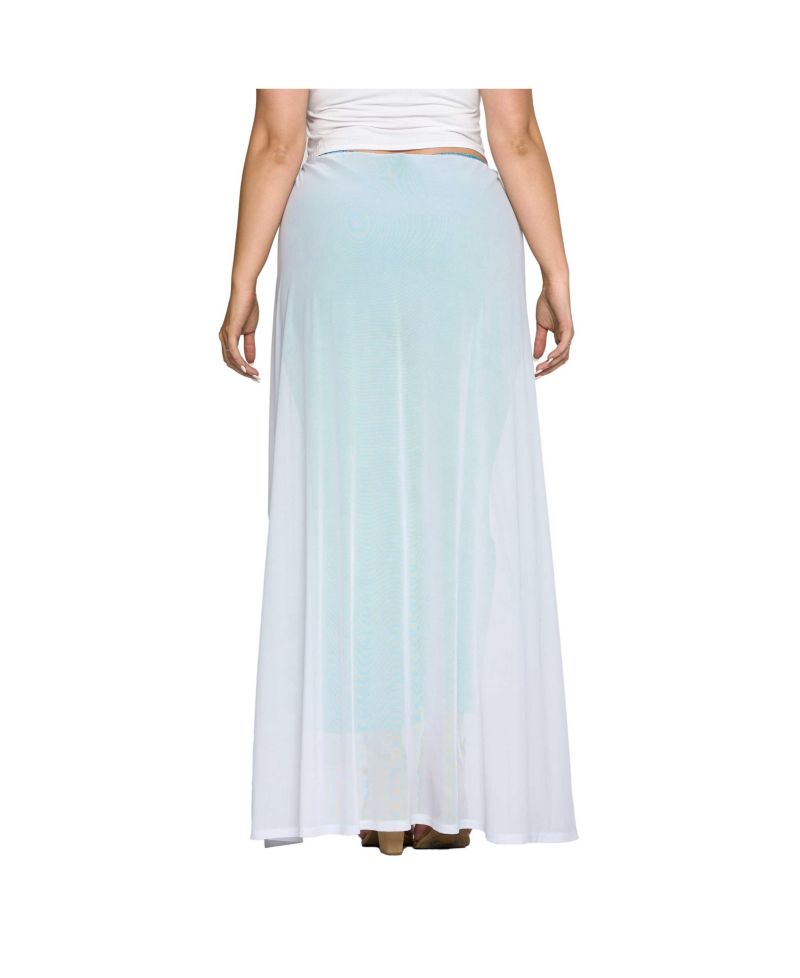 Plus Size Mesh Walk Through Pants