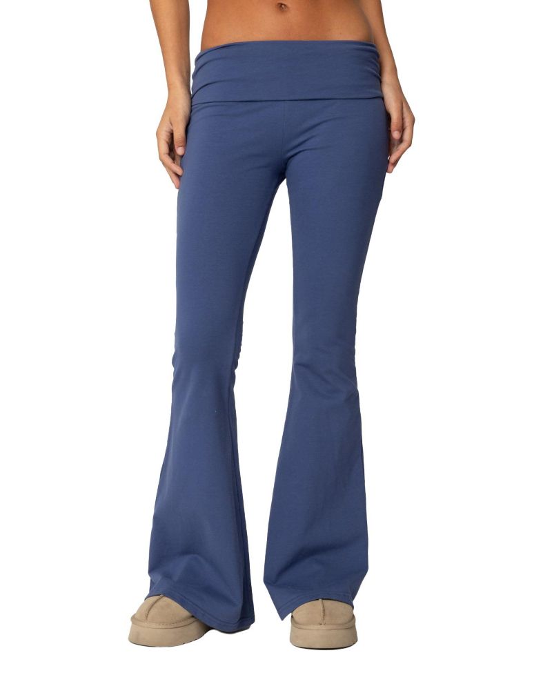 Women's Aiyana Fold Over Flared Leggings