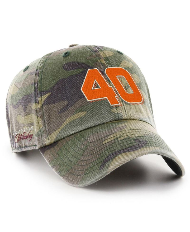 Men's Camo Justin Allgaier Traveller Whiskey Clean Up Adjustable Hat