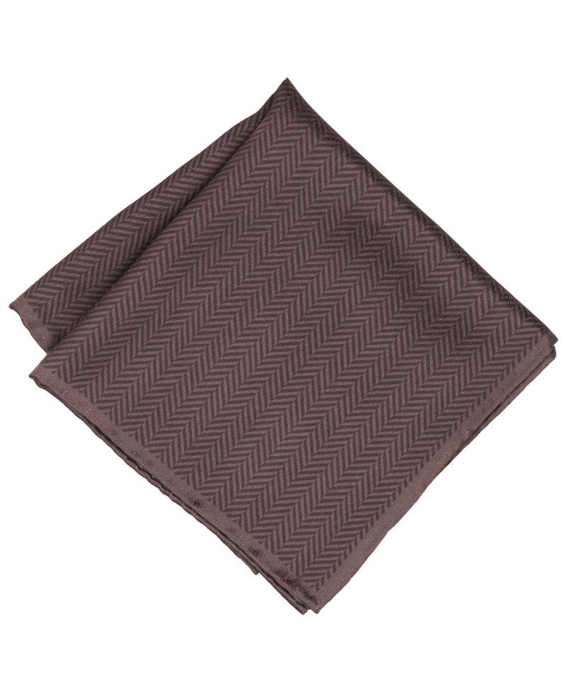 Men's Herringbone Pocket Square Tie