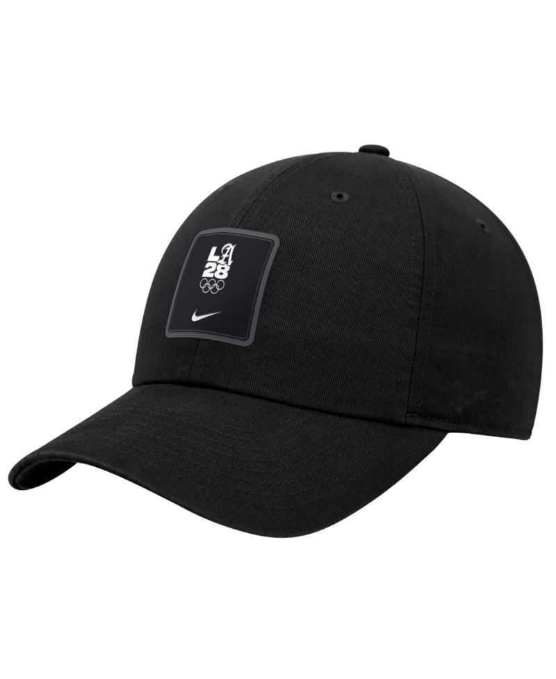 Men's Black LA28 Summer Olympics Club Unstructured Adjustable Hat