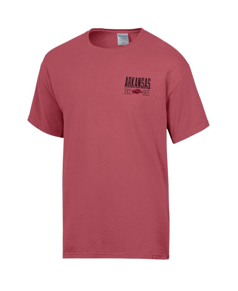 Men's Cardinal Arkansas Razorbacks Big Name T-Shirt