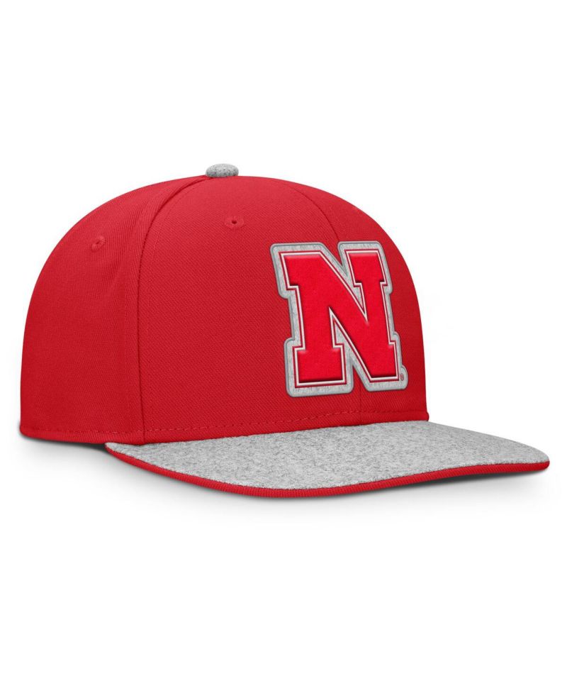 Men's Scarlet Nebraska Huskers Loden Snapback Hat