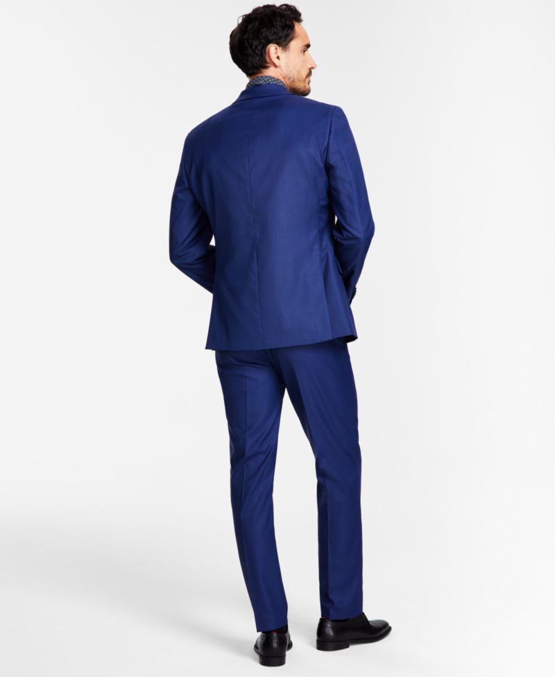 Men's Slim-Fit Stretch Solid Suit Jacket
