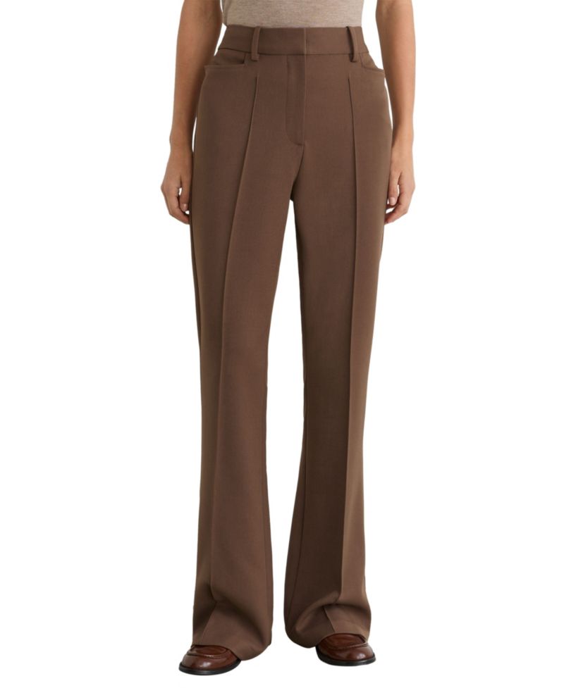 Petite Sakura High-Waisted Flared Patch-Pocket Jeans