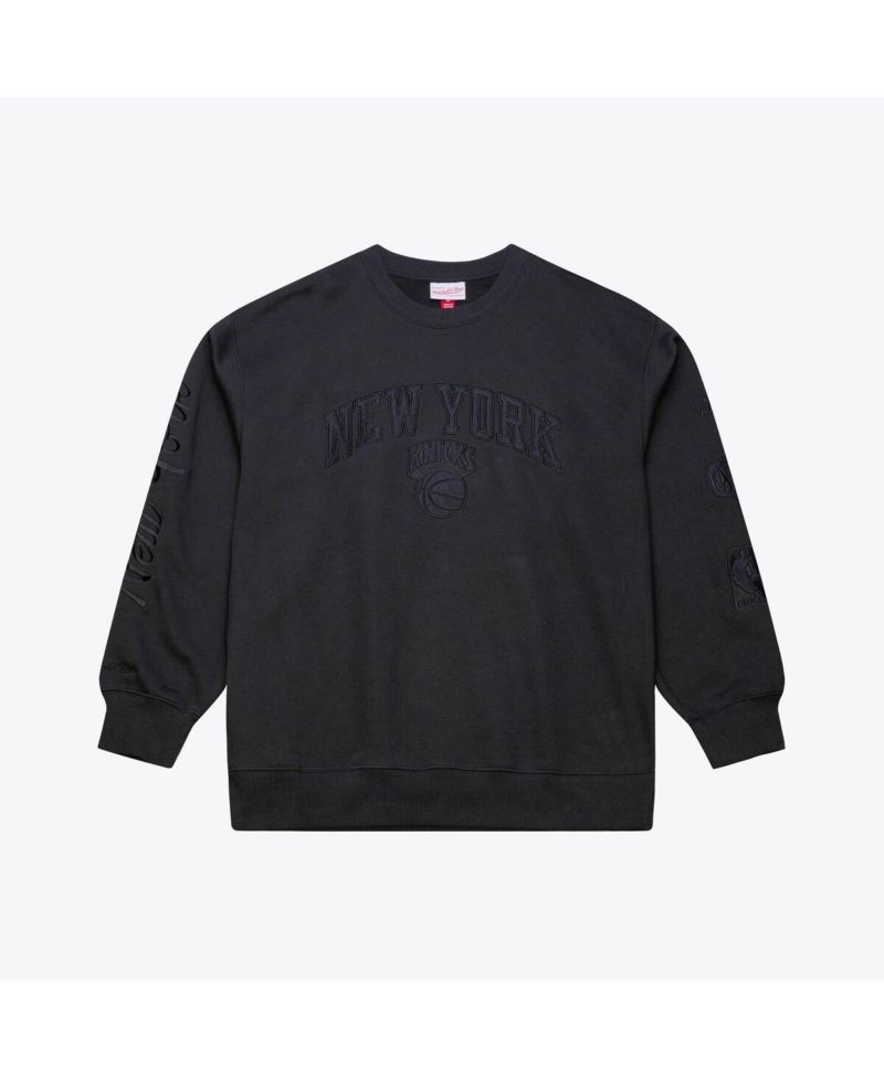 Men's Black New York Knicks Phantom Fleece Sweatshirt