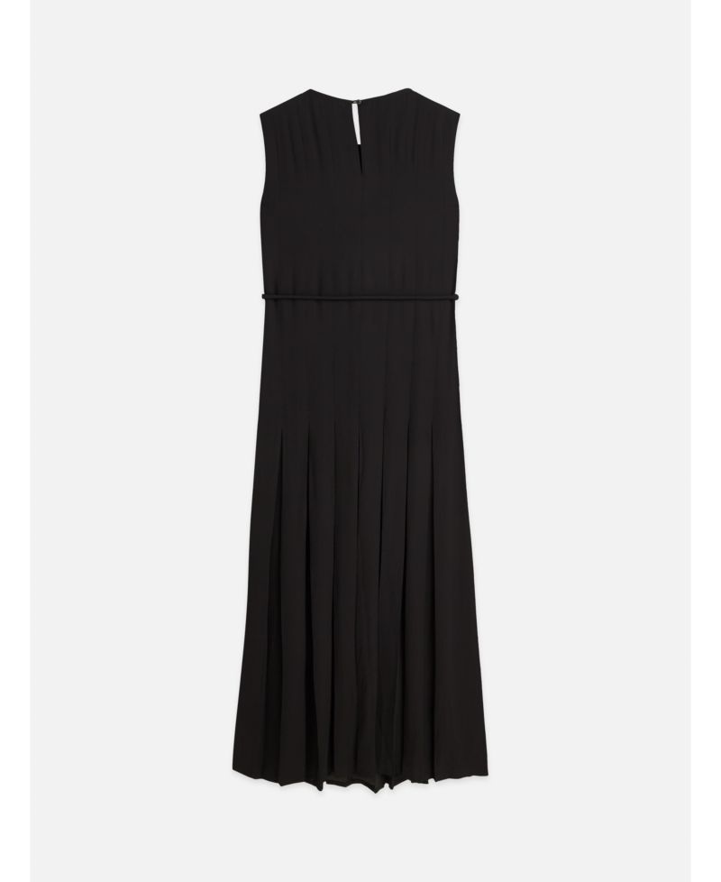 Women's Dresses Pleated Ankle Length Dress, Meteorite