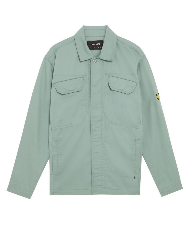 Men's Long Sleeve Multi Pocket Overshirt