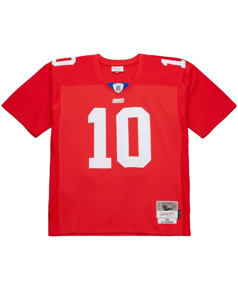 Men's Eli Manning Red New York Giants 2004 Team Legacy Retired Player Big & Tall Jersey
