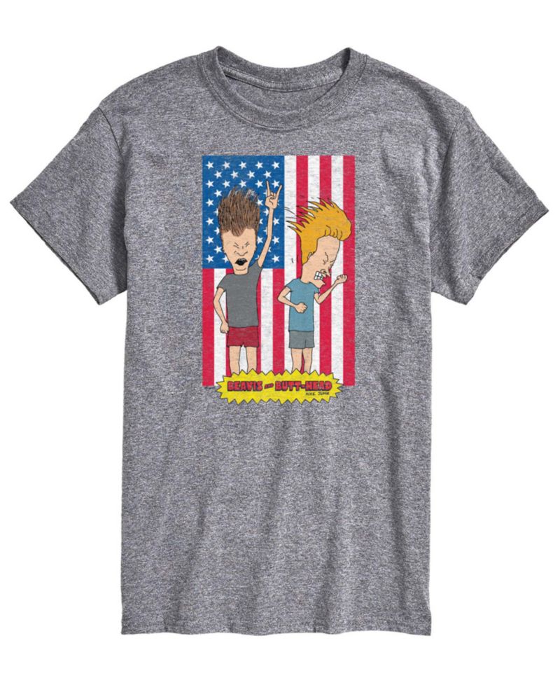 Men's Beavis and Butthead Americana Graphic T-Shirt