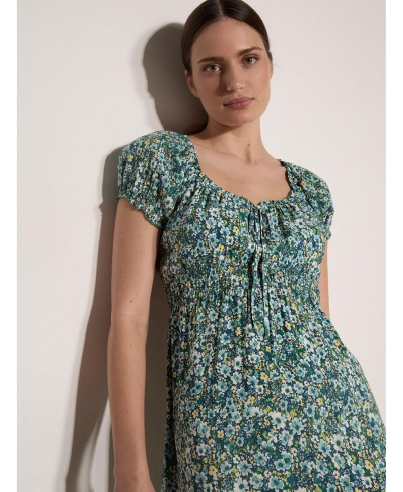 Women's Milkmaid Midi Dress