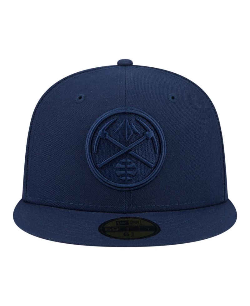 Men's Navy Denver Nuggets Tonal Color Pack 59FIFTY Fitted Hat