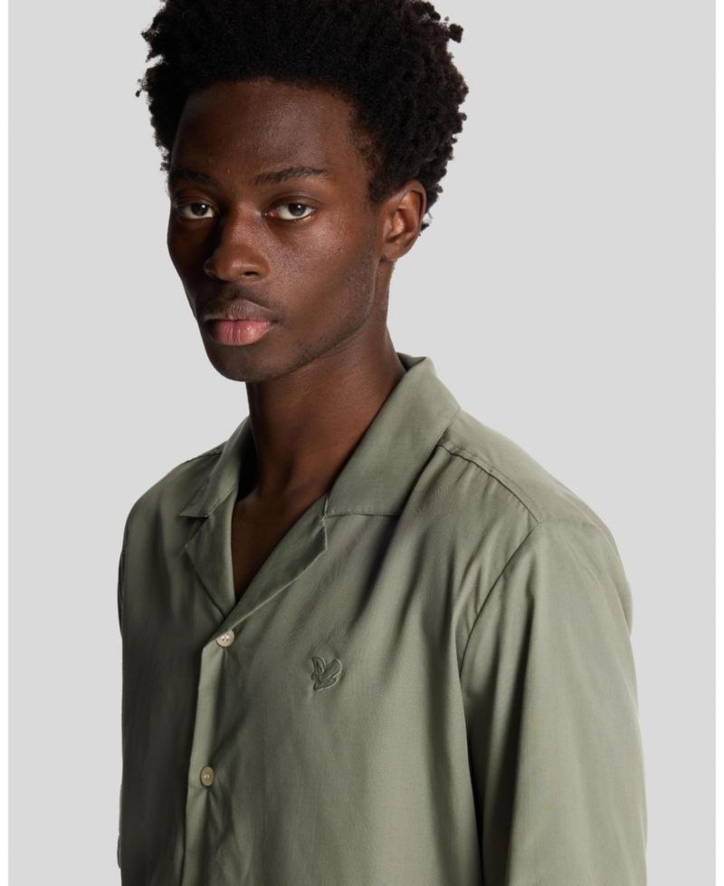 Men's Contrast Cuff Shirt