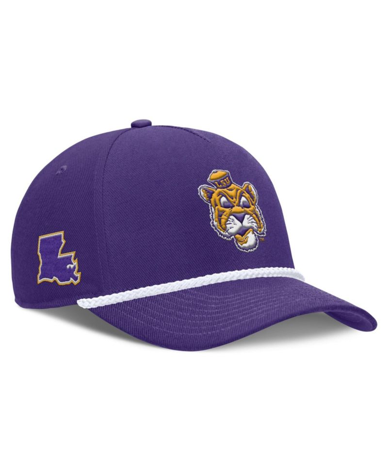 Men's and Women's Purple LSU Tigers 2026 Basketball Refresh 5-Panel Rope Rise Hat