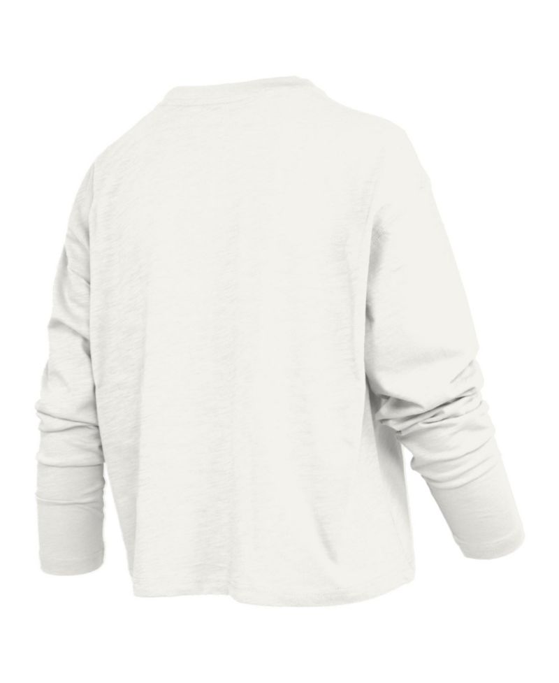 Women's Auburn Tigers Motley Boxy Crewneck Long-Sleeve T-Shirt