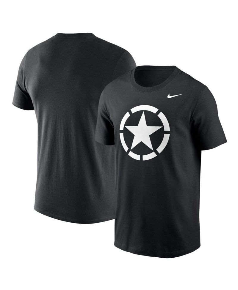 Men's Black Army Black Knights 2024 Rivalry Collection Star T-Shirt