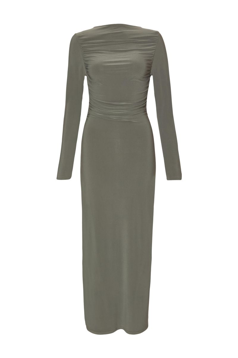 Women's Long Sleeve Midaxi Dress