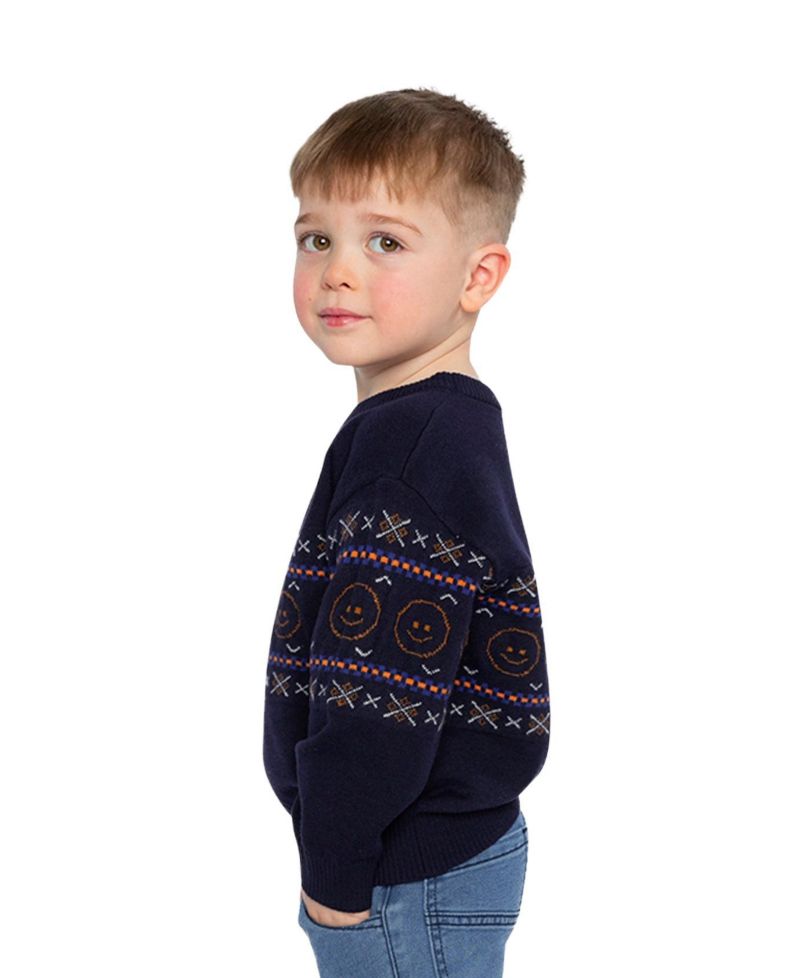 Little Boys (6-12) Jacquard Sweater