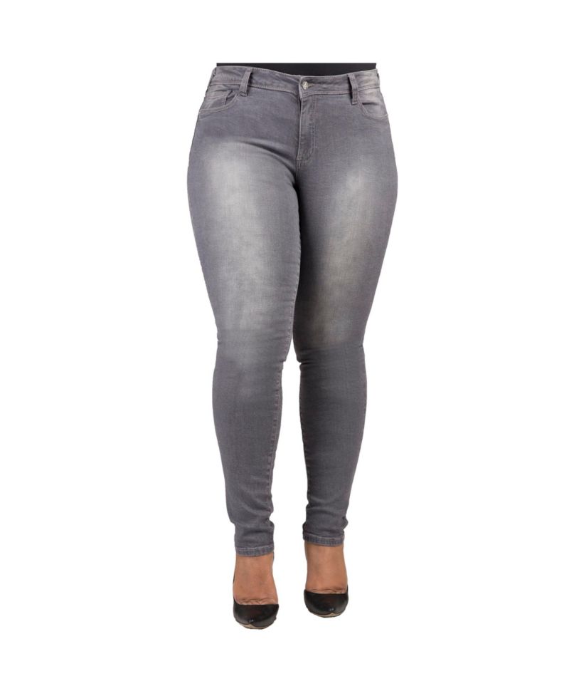 Plus Size Curvy-Fit Midrise Skinny Jeans