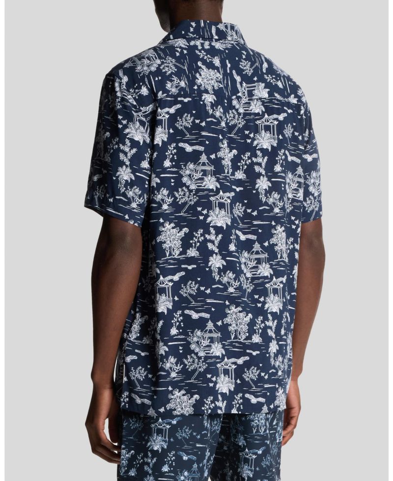 Men's Botanical Garden Print Resort Shirt
