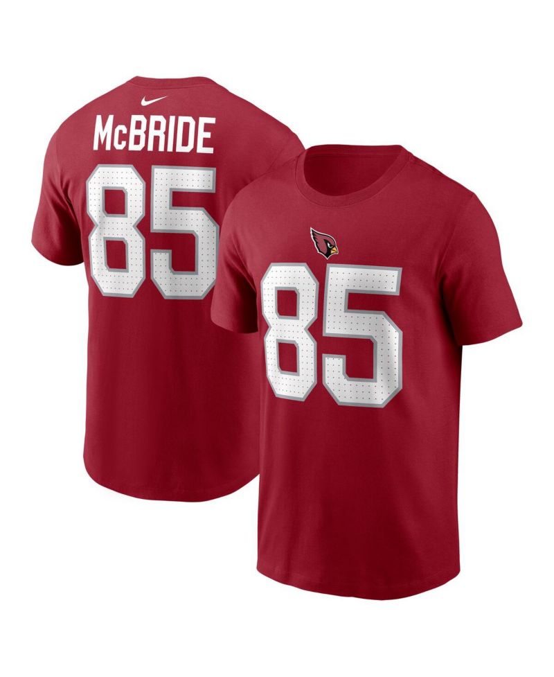 Men's Trey McBride Cardinal Arizona Cardinals Name & Number T-Shirt