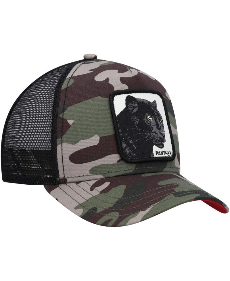 Men's Camo The Panther Trucker Adjustable Hat