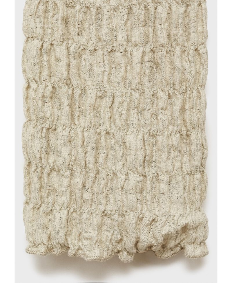 Women's Cotton Texture Ties Cardigan Sweater