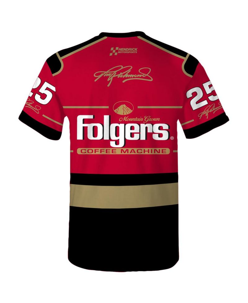 Men's Red Tim Richmond Folgers Legend Uniform T-Shirt
