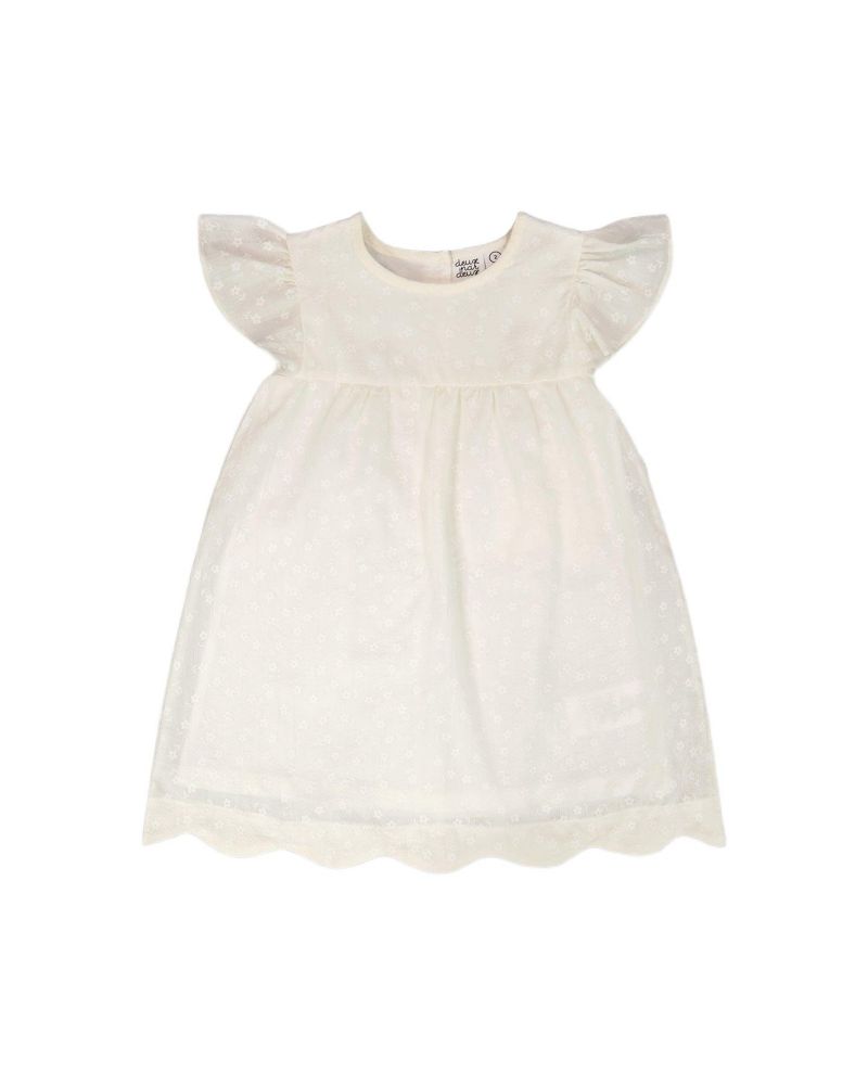 Little Girls Printed Poplin Dress Off