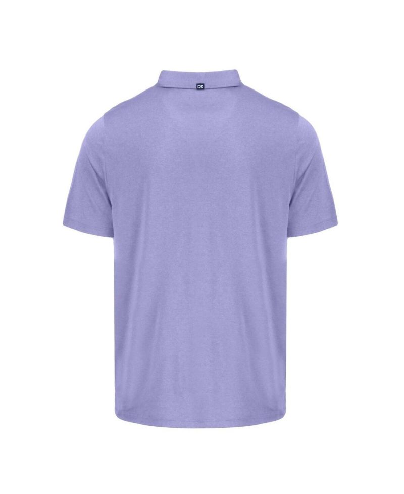 Men's Purple Clemson Tigers Coastline Epic Comfort Eco Polo Shirt