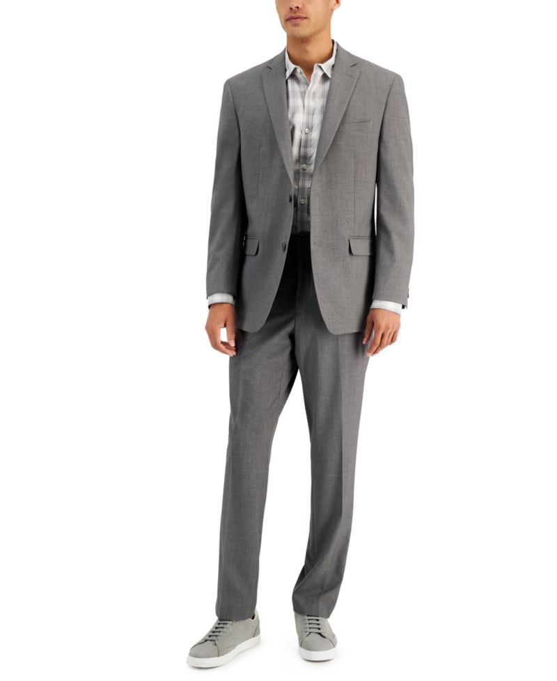 by Andrew Marc Men's Slim Fit 2-Piece Suit