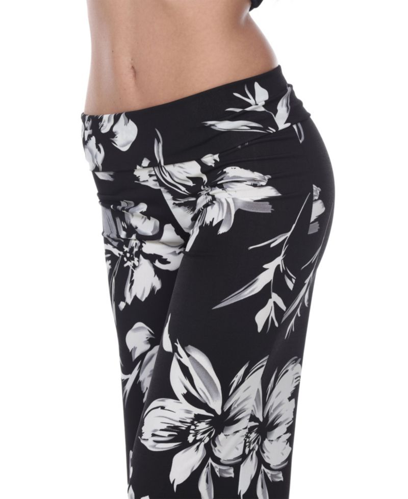 Flower Print Palazzo Pants