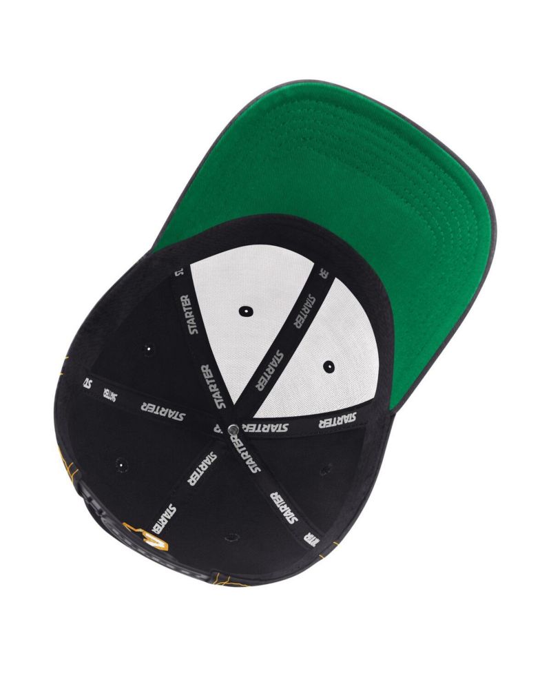 Men's Black Boston Bruins Sphere II Adjustable Hat